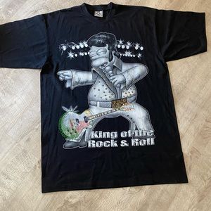 CT - City Cotton Mens size 2XL
Bart Simpson/Elvis Guitar embellished.